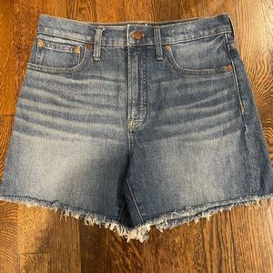 Madewell The Perfect Mid Length Jean Short